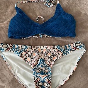 Crotchet/ patterned Bikini Set
